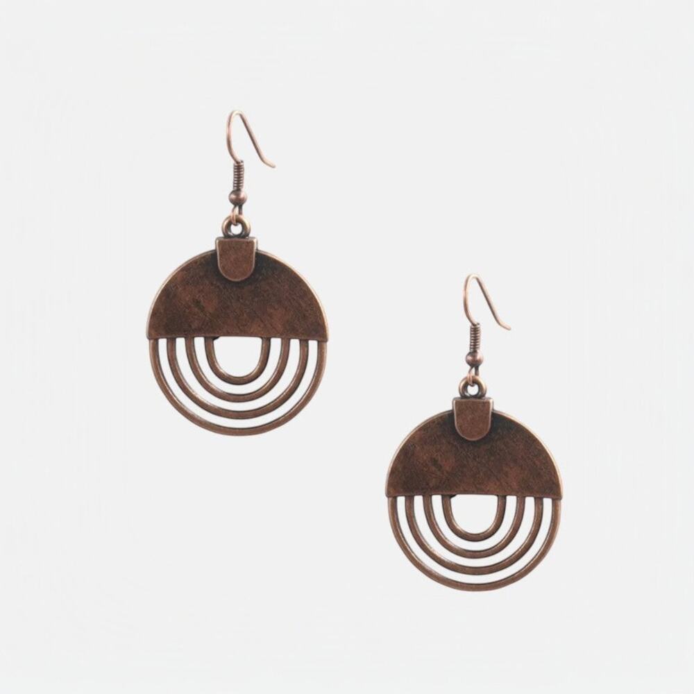 Antique Bronze Dangle Earrings